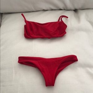 Red must have bathing suit